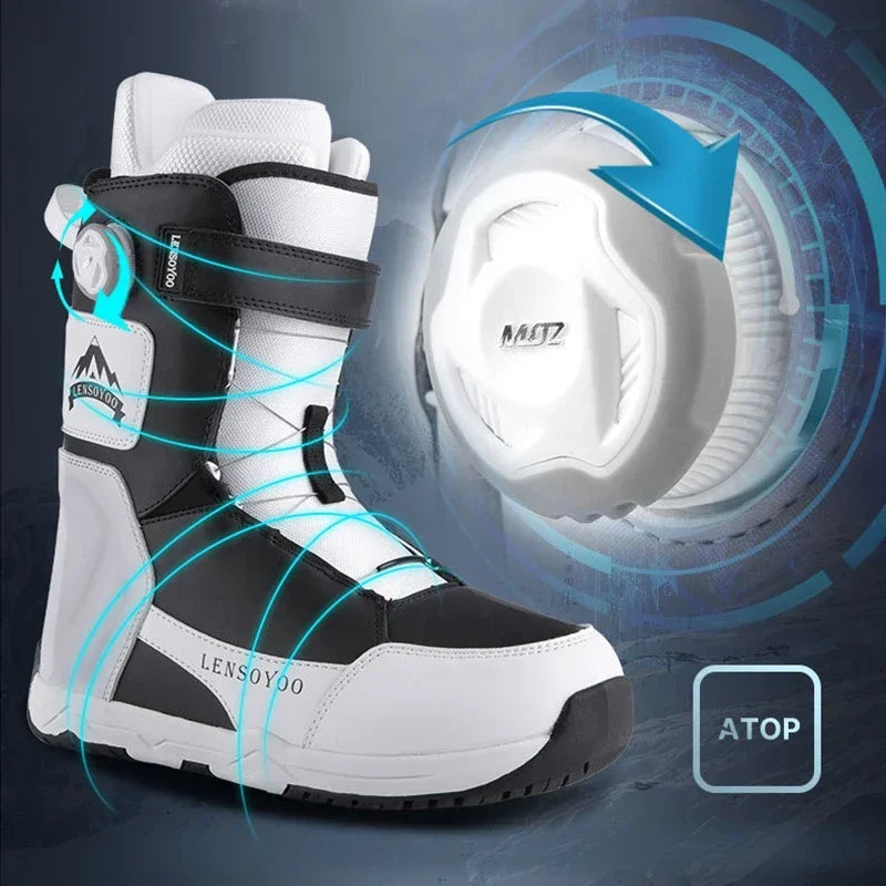 2024 Winter Ski Shoes - Unisex Snowboarding Boots-4