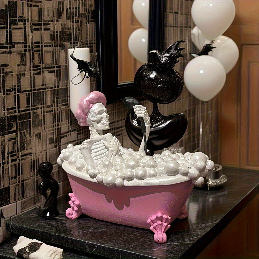 Bath Female Ghost Bathtub Statue Resin Decorations