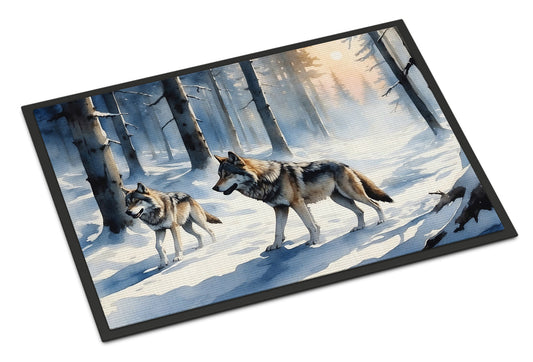 Winter Wolves Doormat-0